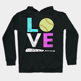 Love Softball Best Hoodie